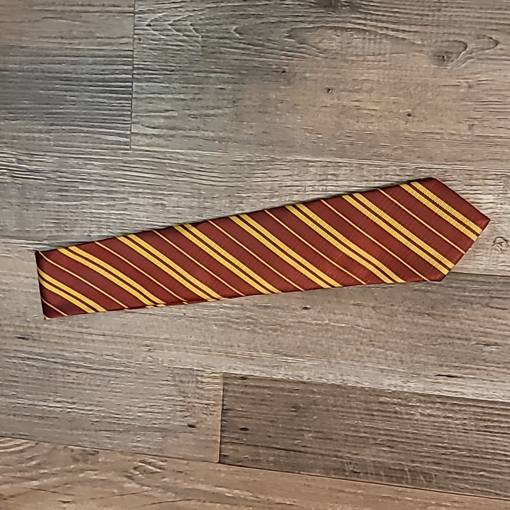 Striped Red and Yellow Men's Harry Potter Themed Tie